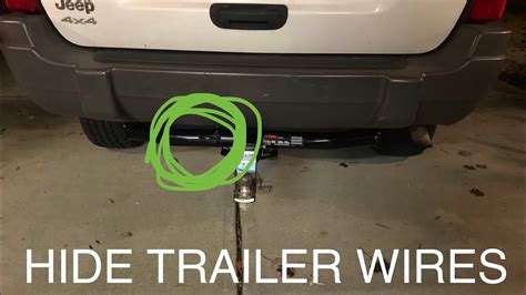 Install And Hide Trailer Hitch Wires On A Jeep Grand Cherokee Wj 2003