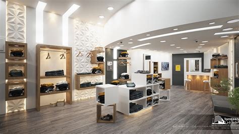 Interior Design For Men Amp 39 S Clothing Store On Behance