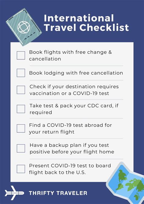 International Covid 19 Travel Checklist 7 Things To Do Before You Go