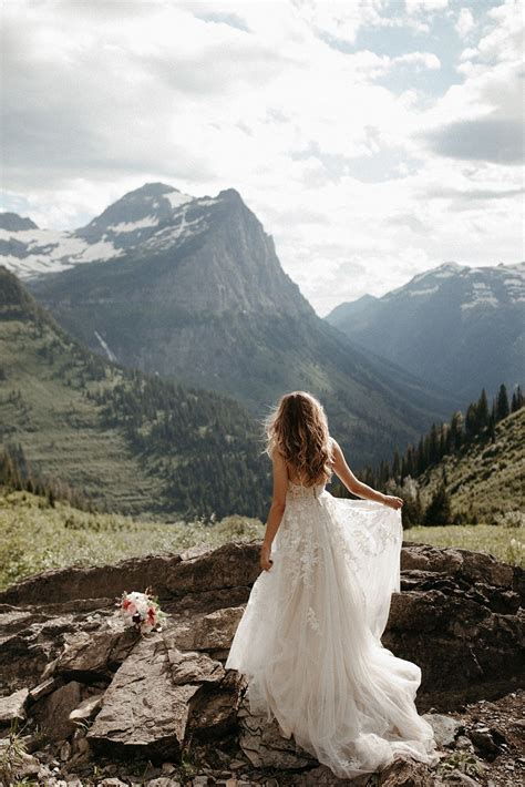 Intimate Adventure Elopement Glacier National Park Mt Montana