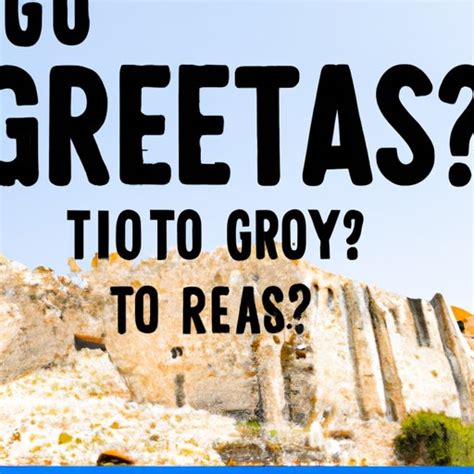 Is It Safe To Travel To Greece This Summer An In Depth Guide The