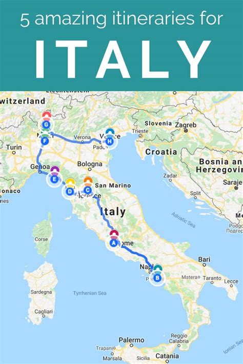 Italy Travel Itinerary 10 Days