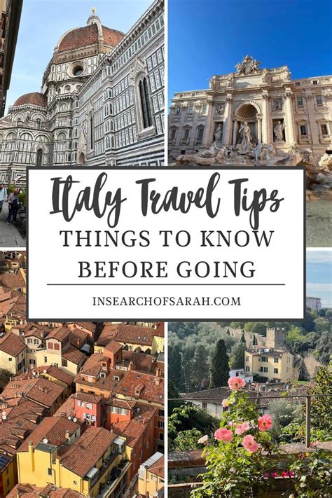 Italy Travel Tips Things To Know Before Going To Italy In Search Of