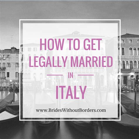 Italy Weddings How To Get Legally Married In Italy Artofit