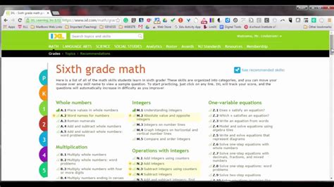 Ixl Math Assigning Skills Overview Youtube