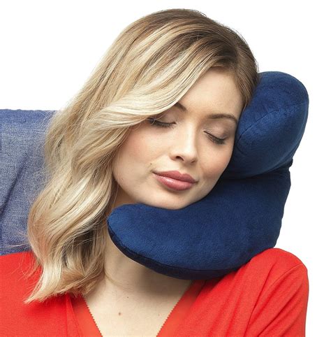 J Pillow Travel Pillow Head Chin Neck Support Maximum Comfort In