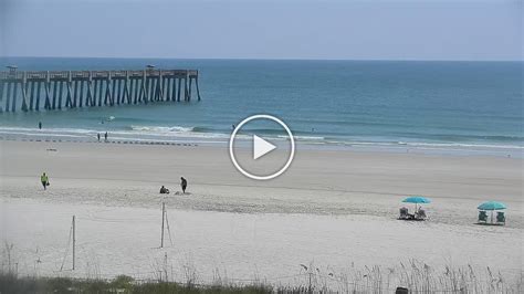 Jacksonville Pier South Live Jacksonville Beach Webcam