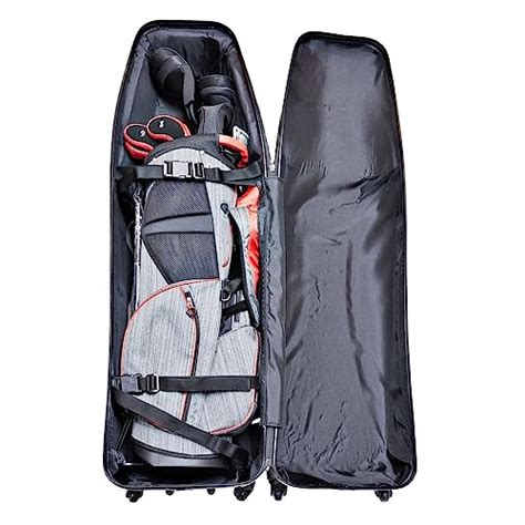 Jef World Of Golf Hard Case Travel Cover Black Peach Frog