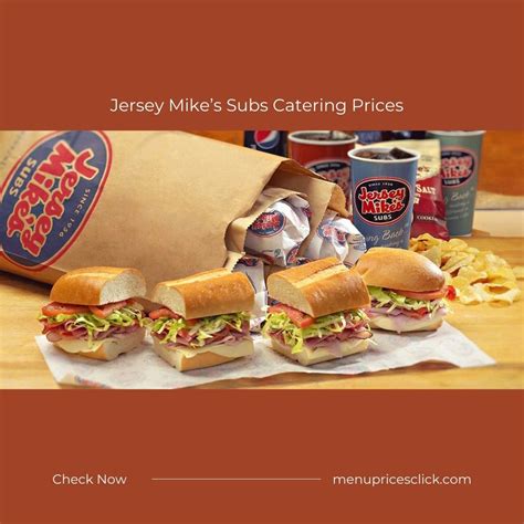 Jersey Mike S Subs Catering Prices Delicious Food