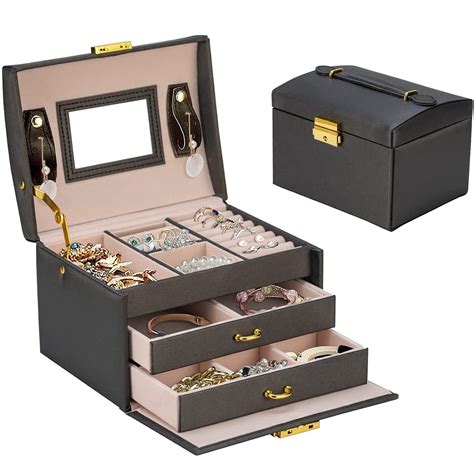 Jewelry Organization Jewellery Storage Jewellery Box Jewelry Holder Personalized Leather