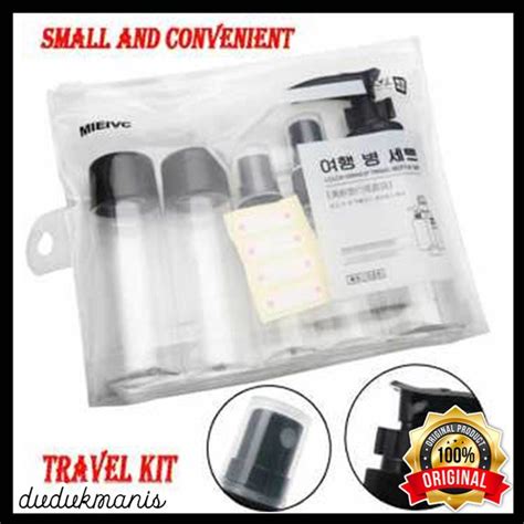 Jual Travel Size Liquid Bottle 5 Pcs Botol Isi Ulang Ola 320 Di Lapak