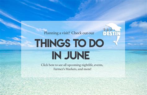 June Events In Destin Florida Find Things To Do In Destin