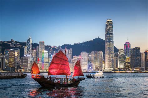 Junk Boats Victoria Harbour Hong Kong Victoria Harbour Hong Kong Travel Hong Kong