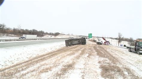 Kansas City Road Conditions After Winter Storm Youtube