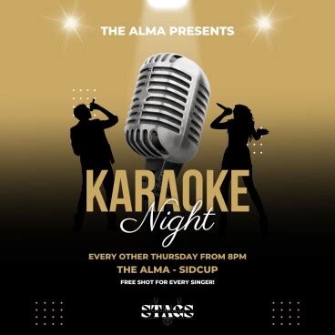 Karaoke Tonight The Alma Sidcup