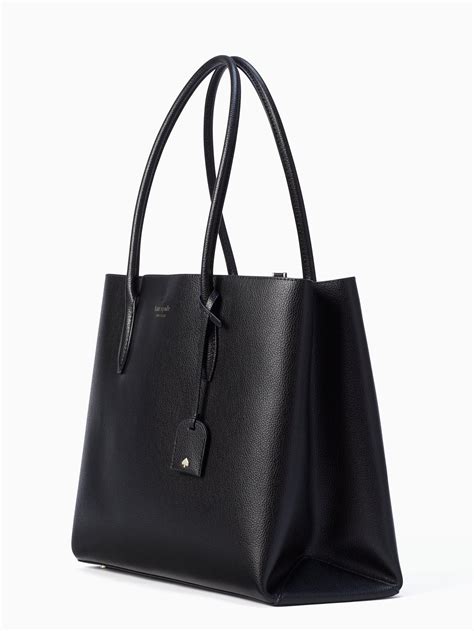 Kate Spade Leather Eva Large Tote In Black Lyst