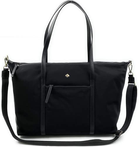 Kate Spade New York Bags Kate Spade New York Weekender Travel Bag Dawn Black Nylon Large Duffle