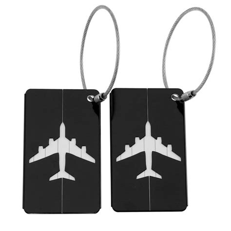 Kawell Travel Tags Aluminum Alloy Luggage Tags Bag Tags Set Travel Labels With Information