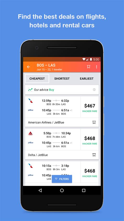 Kayak Flights Hotels Amp Cars Android Apps On Google Play