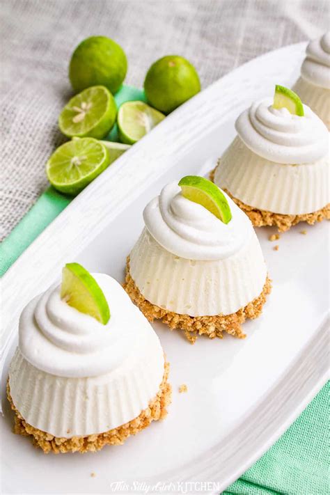 Key Lime Pie Mini No Bake Pies This Silly Girl Amp 39 S Kitchen