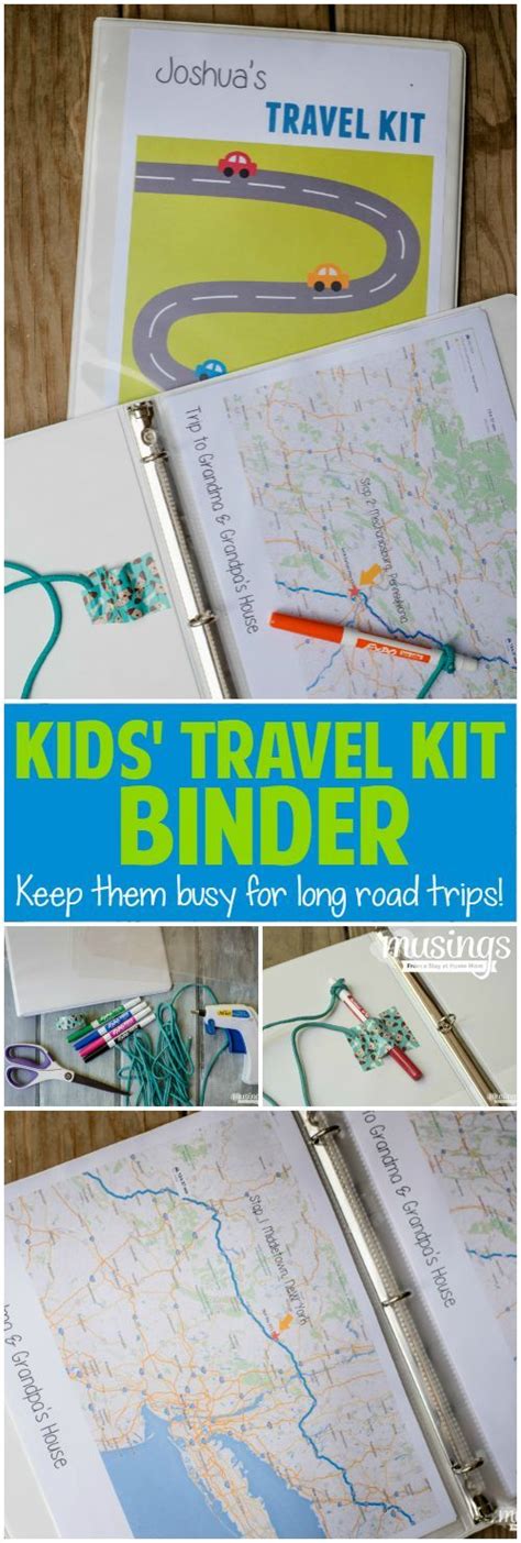 Kids Amp 39 Travel Kit Binder Over 150 Free Printable Activities Musings From A Stay At Home Mom