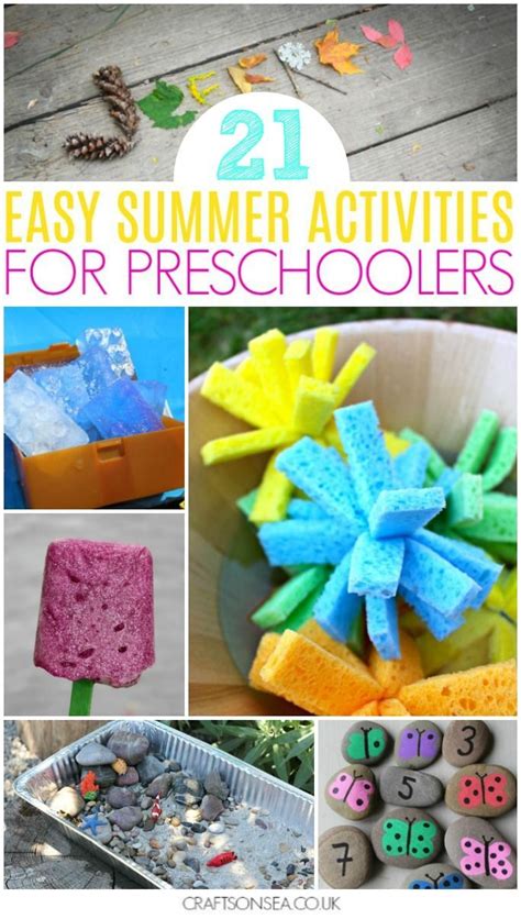 Kids Summer Activities Summer Preschool Activities Summer Activities