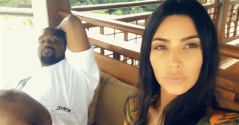 Kim Kardashian And Kanye West S Vacation Photos In Bali 2019 Popsugar