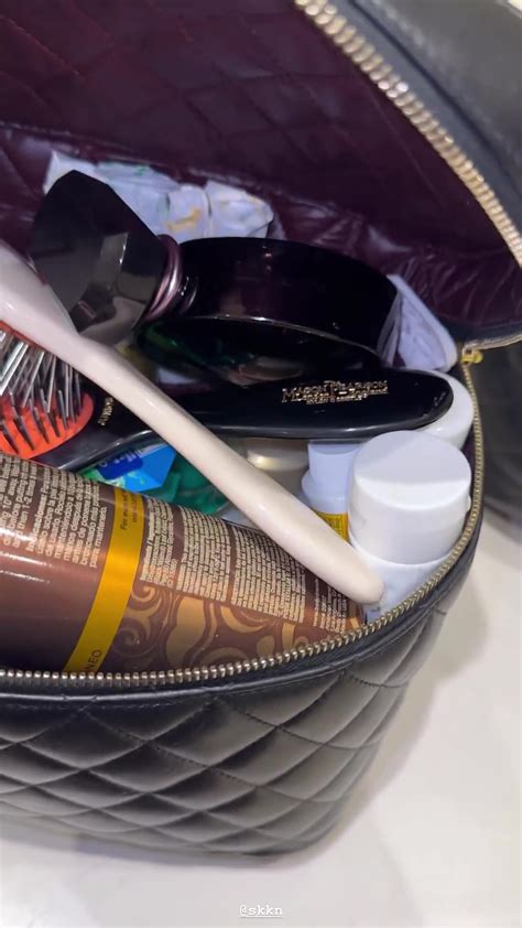 Kim Kardashian Reveals What S Really In Her Travel Toiletry Bag And