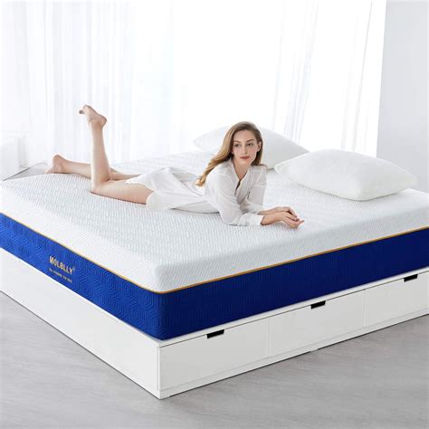 King Mattress Molblly 12 Inch Gel Memory Foam Mattress With Certipur