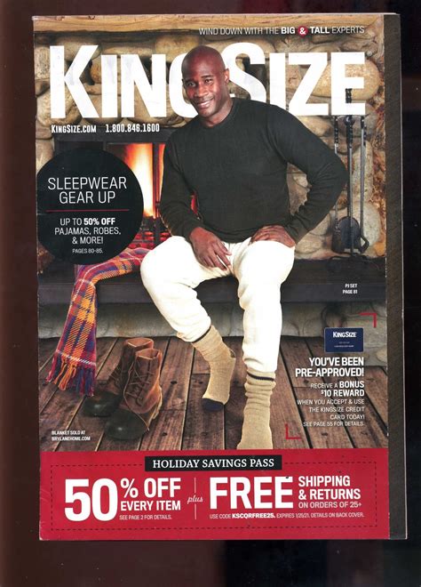 King Size Catalog 2021 Big Tall Men S Fashion Catalog New On Ebid