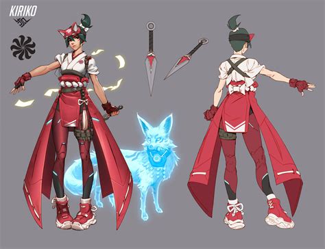 Kiriko Kamori Concept Art Overwatch 2 Art Gallery