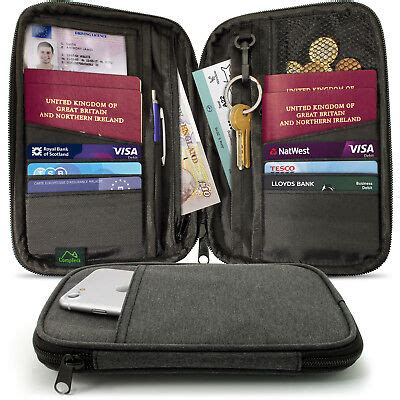 Klein Reisepass Tasche Passh Lle Rfid Organiser Karten Ausweise