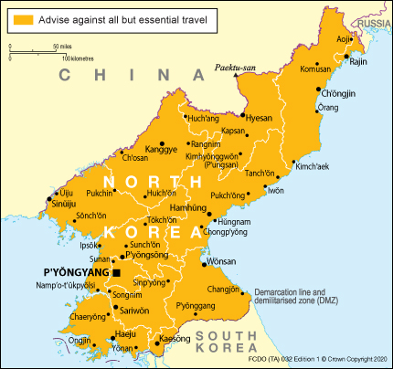 Korea Dpr North Korea Travel Advice Gov Uk