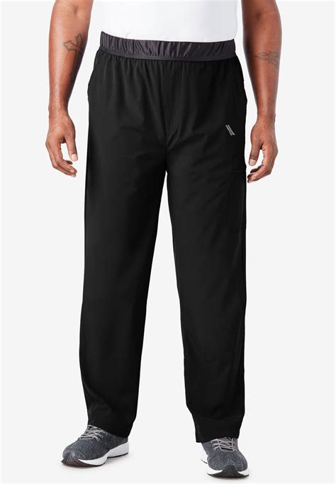 Ks Sport Tech Pants Big And Tall Open Bottom King Size Pants