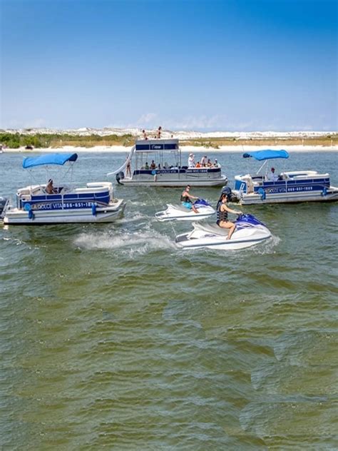 La Dolce Vita Destin And 30A S Premiere Beach Service Company Pontoon