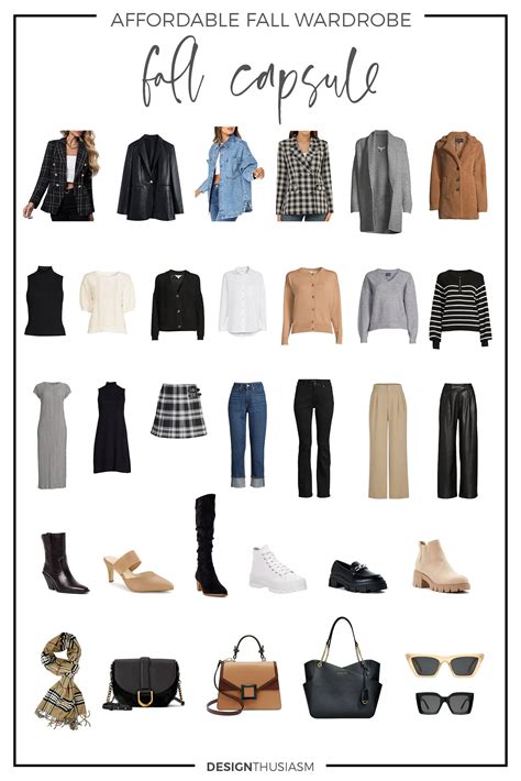 Ladies Business Casual Fall Outfits Mix And Match Capsule Fall