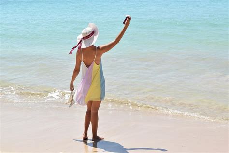 Lady On The Atlantic Ocean Beach Photograph By Inessa Williams