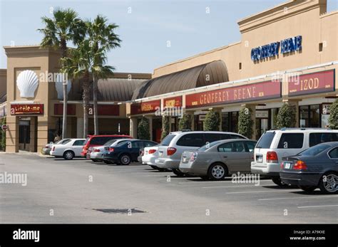 Large Factory Outlet Mall In Destin Florida Usa A Shopping Meca Stock Photo Alamy