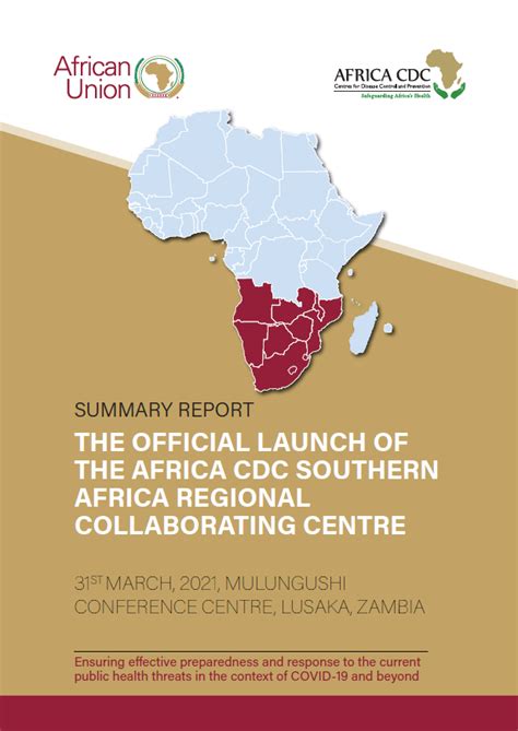 Launch Of The Africa Cdc Southern Africa Regional Collaborating Centre