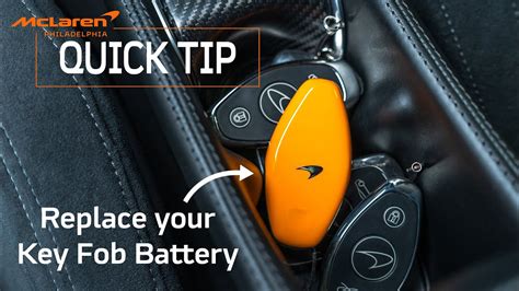 Learn How To Replace The Battery In Your Mclaren Key Fob Youtube