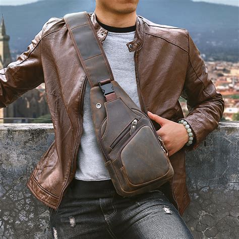 Leather Backpack With Chest Strap At Jeffery Rizer Blog