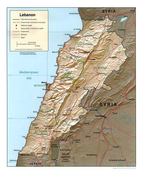 Lebanon Travel Information Location Facts Travel Map Hotel