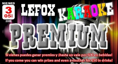 Lefox Karaoke Premium Louie Louie Live Estepona 3 May 2023