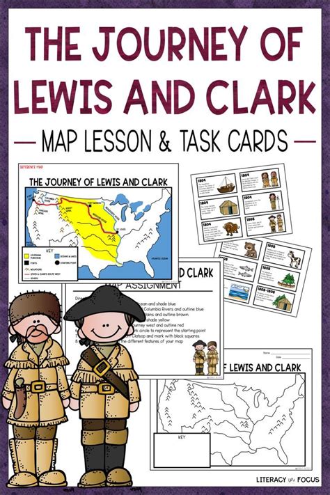 Lewis And Clark Expedition Map Activity Task Cards Print Digital