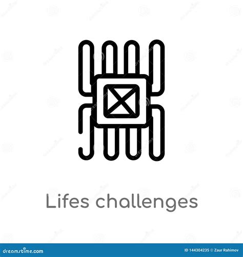 Lifes Challenges Icon Vector Isolated On White Background Logo