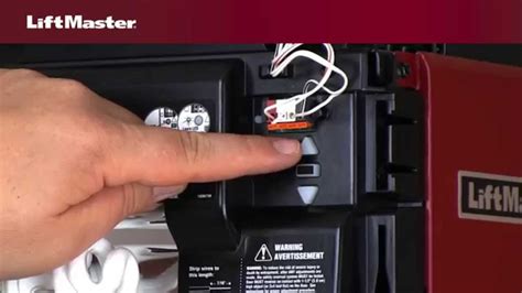 Liftmaster Garage Door Travel Adjustment