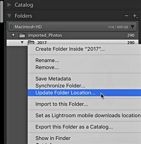 Lightroom Faq Update Folder Location Photofocus