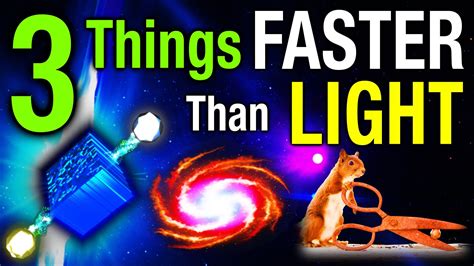 Liked On Youtube 3 Things Faster Than Light Faster Than Light