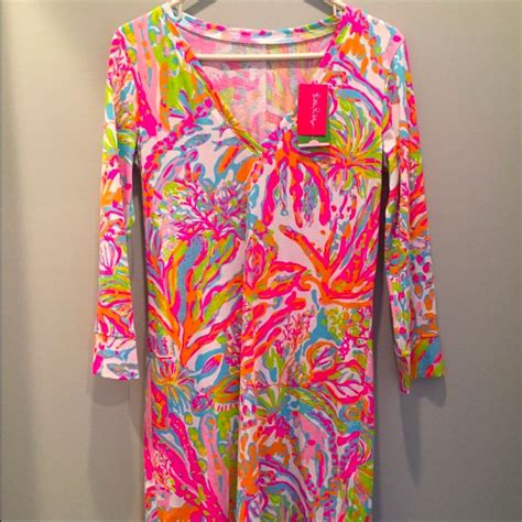 Lilly Pulitzer T Shirt Dress Scuba To Cuba Gem