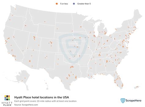 List Of All Hyatt Place Hotel Locations In The Usa Scrapehero Data Store